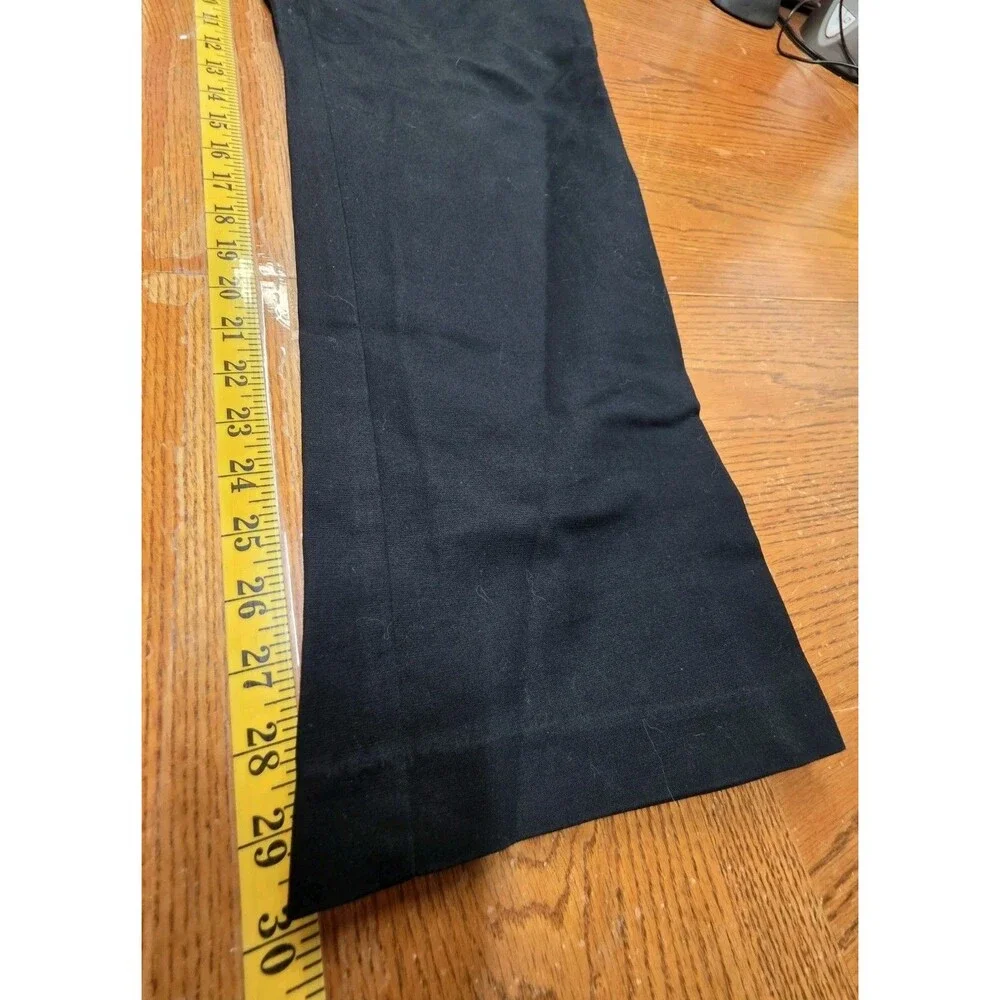 Chico's So Slimming Black Chino Style Pants Women's Size 3 (16)